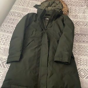The North Face jacket size Medium. Used this jacket just once.